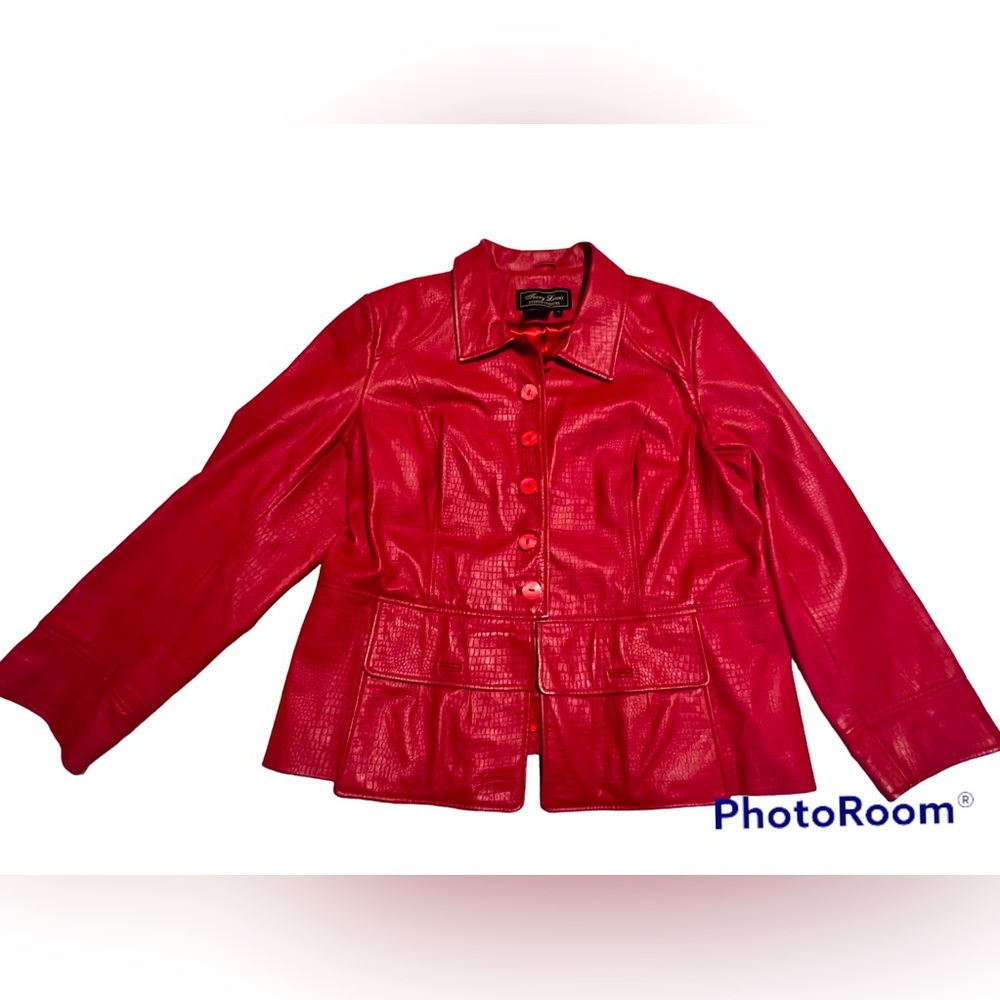Vintage Terry Lewis leather jacket size XL